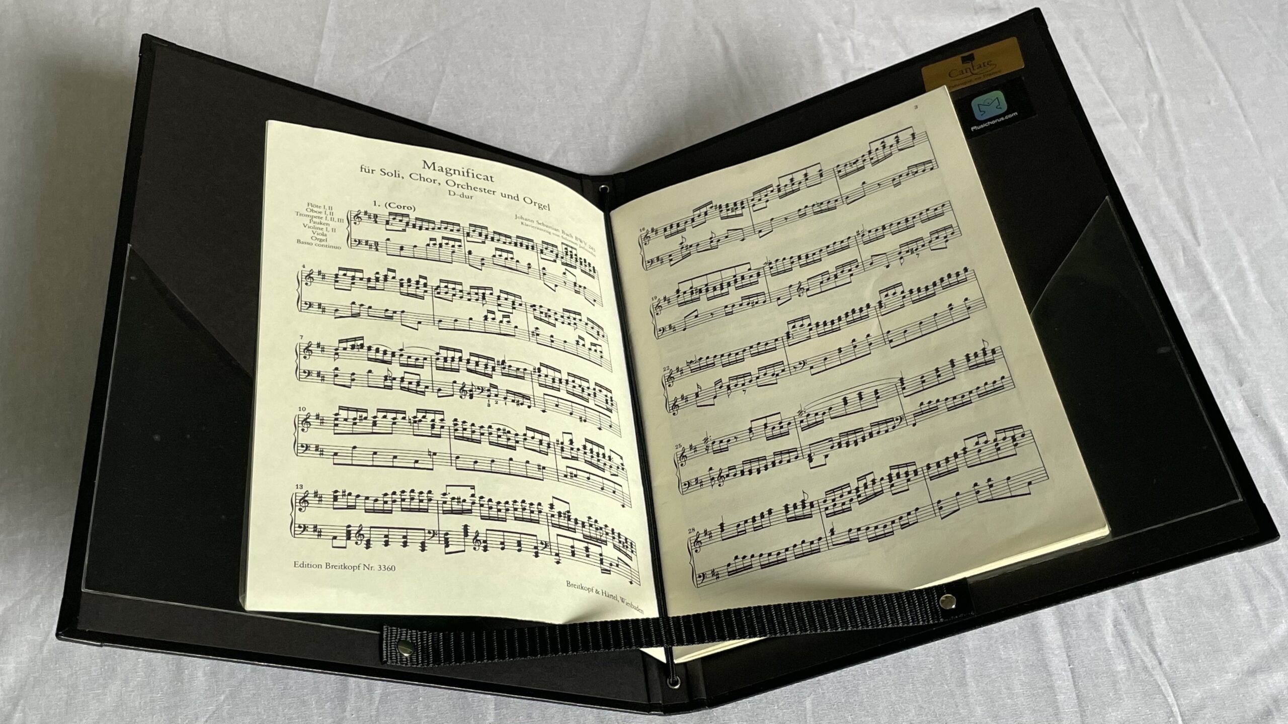 Musichorus Porte-Partitions - Modèle - Prélude Noir 32,5x24 cm - Boullard  Musique