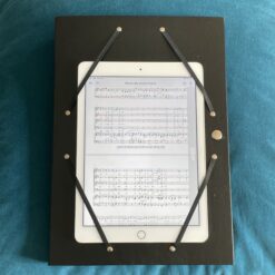 Porte-Partitions pour choriste Noir - Accessoire pour Chanteur